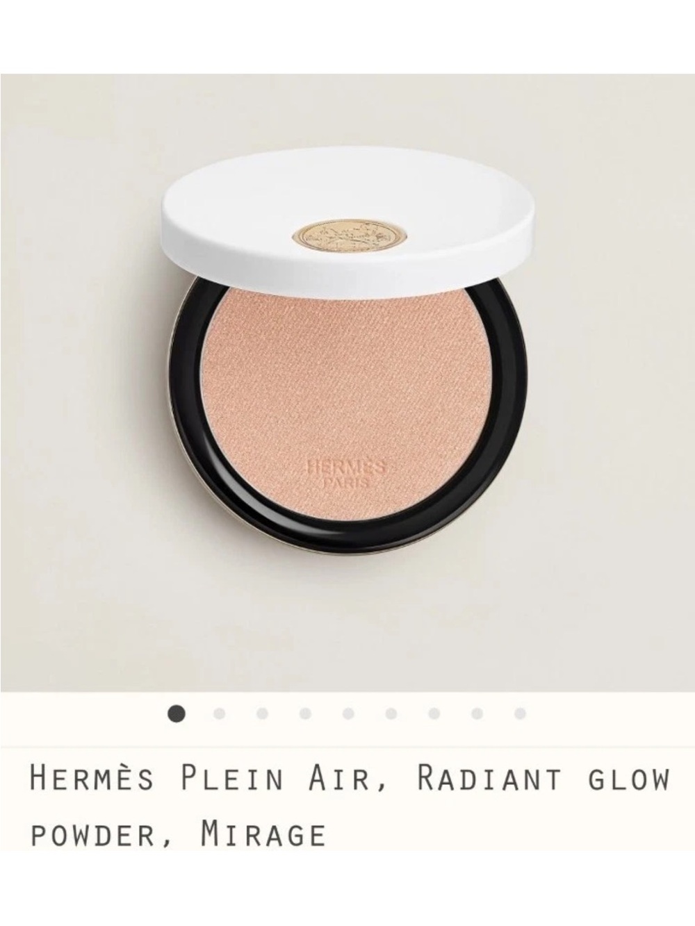 Hermes Plein Air highlighting powder